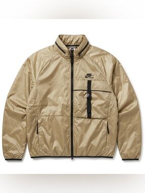 Nike ACG Tan Packable Windbreaker Jacket with Black Trim